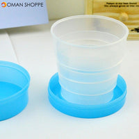 Plastic Outdoor Folding Water Cup Camping Hiking Folding Drinking Cup