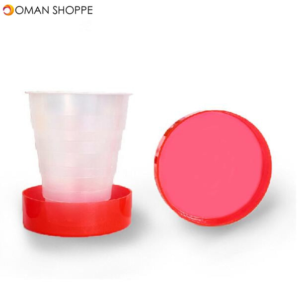 Plastic Outdoor Folding Water Cup Camping Hiking Folding Drinking Cup