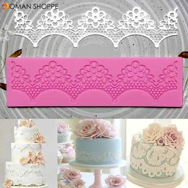 Plum flower Fondant Mold Cake Lace Decoration Silicone Sugarcraft