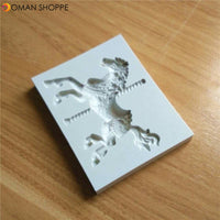 Pony Horse Shape Silicone Cake Mold Fondant Sugar Jelly Ice Lace Lollipop Mould Kitchen Accessories