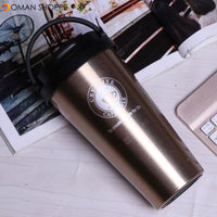 Portable Coffee Mugs For Large Capacity Stainless Steel water Cup Couple Portable Teacup