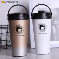 Portable Coffee Mugs For Large Capacity Stainless Steel water Cup Couple Portable Teacup