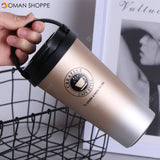 Portable Coffee Mugs For Large Capacity Stainless Steel water Cup Couple Portable Teacup