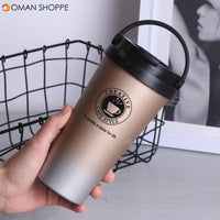 Portable Coffee Mugs For Large Capacity Stainless Steel water Cup Couple Portable Teacup