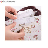 Portable Cotton Linen Insulation Thermal Picnic Snack Lunch Box For Office Women Kids Lunch Box Ice Bag Food Storage Case