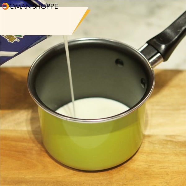 Portable Heating Pot Carbon Steel Mini Chocolate Milk Sauces Cuisine Pan Picnic Pot Gas Cooker 