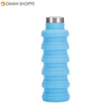 Portable Silicone Water Bottle Retractable Folding Coffee Bottle Outdoor Travel Drinking Collapsible Sport Drink Kettle