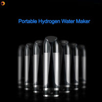 Portable USB Rechargable Hydrogens Rich Water Ionizer Maker Bottle Cup H2 USB Cable