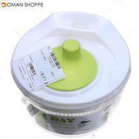 Portable Vegetable Spin Dryer Dehydrator Household Drainer Salad Spinner for Kitchen Drying Tool