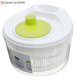 Portable Vegetable Spin Dryer Dehydrator Household Drainer Salad Spinner for Kitchen Drying Tool