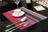 PVC Dining Table Mat Placement Waterproof Placemats Coaster Heat Insulation Dish Bowl Cup Place Mat Pad Kitchen Tools