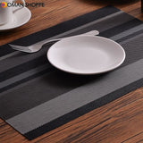 PVC Dining Table Mat Placement Waterproof Placemats Coaster Heat Insulation Dish Bowl Cup Place Mat Pad Kitchen Tools