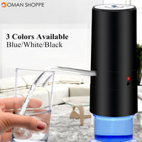 Rechargeable Automatic Electric Water Pump Dispenser Gallon Drink Bottle Switch