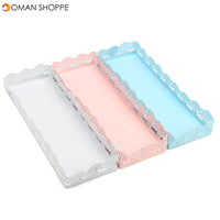 Rectangle Cake Pan Stand Dessert Pastry Tray Wedding Banquet Cupcake Holder Display 