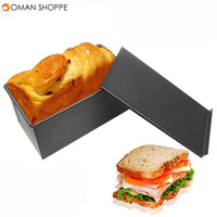 Rectangle Non-stick Toast Box Kitchen Pastry Bread Baking Pan Bakeware