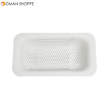 Retractable Storage Rack Drying Vegetable Drain Basket Dish Sink Basin Drain for Kitchen Tool