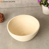 Round Banneton Brotform Rattan Basket Bread Dough Proofing Rising Loaf Proving 4 Sizes