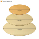 Round Mousse Cake Boards Cake Boards Set of 18 Cake circle bases - 6 8 10 inches-6 of each (18 pcs)