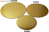 Round Tier Cake Boards Combo-8 10 12 Inches-30 Pieces