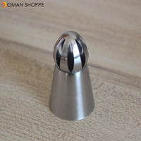 Russian Piping Nozzles Ball Shaped Stainless Steel Pastry Tool Cream Pastry Icing Tips Cup Cake Cupcake Decoration