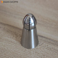 Russian Piping Nozzles Ball Shaped Stainless Steel Pastry Tool Cream Pastry Icing Tips Cup Cake Cupcake Decoration