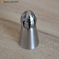 Russian Piping Nozzles Ball Shaped Stainless Steel Pastry Tool Cream Pastry Icing Tips Cup Cake Cupcake Decoration