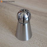 Russian Piping Nozzles Ball Shaped Stainless Steel Pastry Tool Cream Pastry Icing Tips Cup Cake Cupcake Decoration