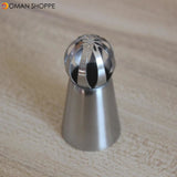 Russian Piping Nozzles Ball Shaped Stainless Steel Pastry Tool Cream Pastry Icing Tips Cup Cake Cupcake Decoration