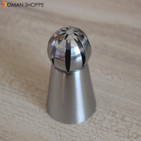 Russian Piping Nozzles Ball Shaped Stainless Steel Pastry Tool Cream Pastry Icing Tips Cup Cake Cupcake Decoration