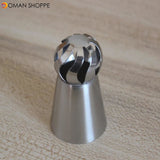 Russian Piping Nozzles Ball Shaped Stainless Steel Pastry Tool Cream Pastry Icing Tips Cup Cake Cupcake Decoration