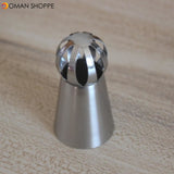 Russian Piping Nozzles Ball Shaped Stainless Steel Pastry Tool Cream Pastry Icing Tips Cup Cake Cupcake Decoration