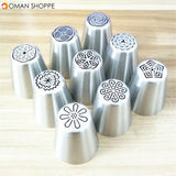 24 designs for choose Russian tulip nozzles tips icing piping cake nozzles decoration tools