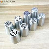 24 designs for choose Russian tulip nozzles tips icing piping cake nozzles decoration tools