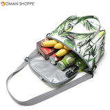 SANNE Oxford Lunch Bag Insulation Bag Cooling bag Outdoor Multifunction Picnic Bag Refrigerated Aluminum Lunch Bag