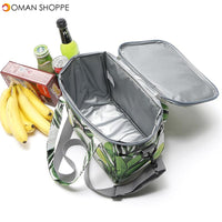 SANNE Oxford Lunch Bag Insulation Bag Cooling bag Outdoor Multifunction Picnic Bag Refrigerated Aluminum Lunch Bag