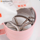 Semi-automatic Handheld Flour Shaker Cocoa Powder Hand-screened Stainless Steel Mesh Sieve Cup Sugar Baking Tools