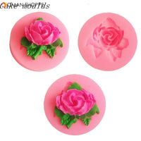  Silicon Fondant Mold 3D Mini Rose Cake Silicone Mlod Decoration Chocolate Fondant Mould Mold