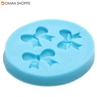 Silicone 3D Bowknot Fondant Mold Cake Decoration DIY Mold Mould