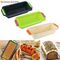 Silicone Baking Tray Bakeware Non-stick Baguette Mold Styles For Baking French-Bread Breadstick and Bread Roll Bakery Tools