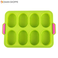 Silicone Baking Tray Bakeware Non-stick Baguette Mold Styles For Baking French-Bread Breadstick and Bread Roll Bakery Tools