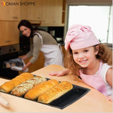 Silicone Bread Form Baguette Form French Bread Nonstick Baguette Baking Pan 5 Cavities