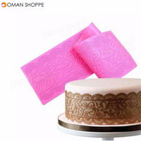 Silicone Cake Lace Mats Mold Fondant Cake Decorating Tools Wedding Flower Embossing Mould