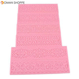 Silicone Lace Mold Chocolate Fandant Cake Decorating Mould