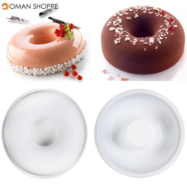 Silicone Non-stick Donut Cake Mould Muffin Chocolate Mousse Pan Baking Mold