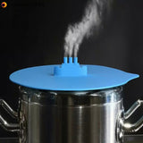 Silicone Ship Steaming Lid Steam Boat Pot Lid Pot Cover Food Fresh Covers Kitchen Cooking Tool 