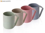 Simple Environmental Protection Wheat Fiber Wash Cup Drink Cup Tumblers for Water Coffee, Tea Milk Juice