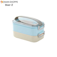 Single/Double Layer Lunch Box Stainless Steel Lunch Box Student Adult Food Container Picnic Car Office Bento Box with Lunch Bag