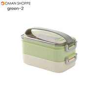 Single/Double Layer Lunch Box Stainless Steel Lunch Box Student Adult Food Container Picnic Car Office Bento Box with Lunch Bag