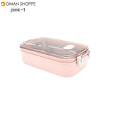 Single/Double Layer Lunch Box Stainless Steel Lunch Box Student Adult Food Container Picnic Car Office Bento Box with Lunch Bag