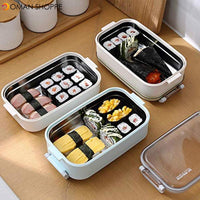 Single/Double Layer Lunch Box Stainless Steel Lunch Box Student Adult Food Container Picnic Car Office Bento Box with Lunch Bag